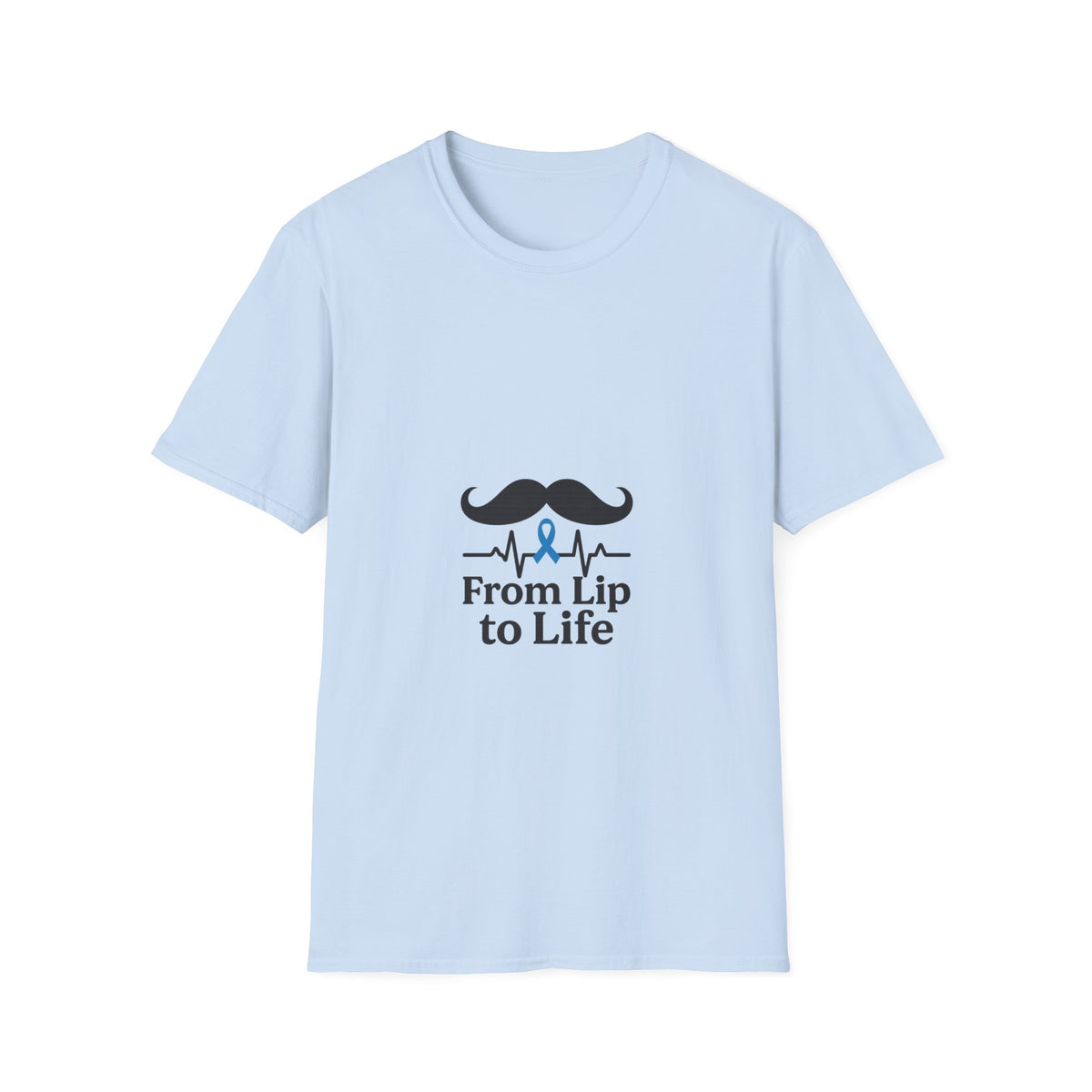 T-Shirt — 'From Lip to Life' Mustache Logo Tee (Movember/Father’s Day Gift) - Trending Now - October 2026