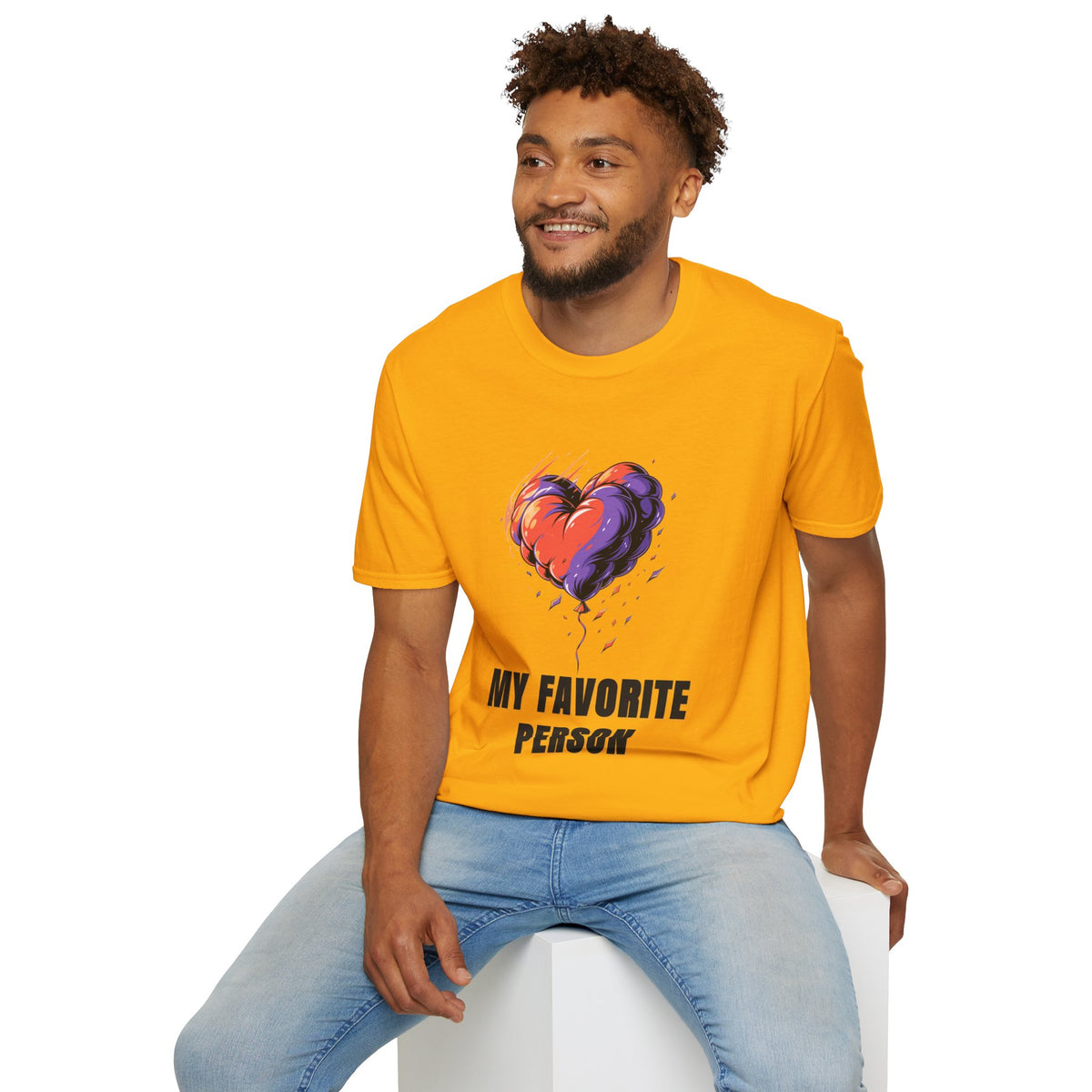Heart Graphic T-Shirt — "My Favorite Person" Casual Tee - Trending Now - August 2026