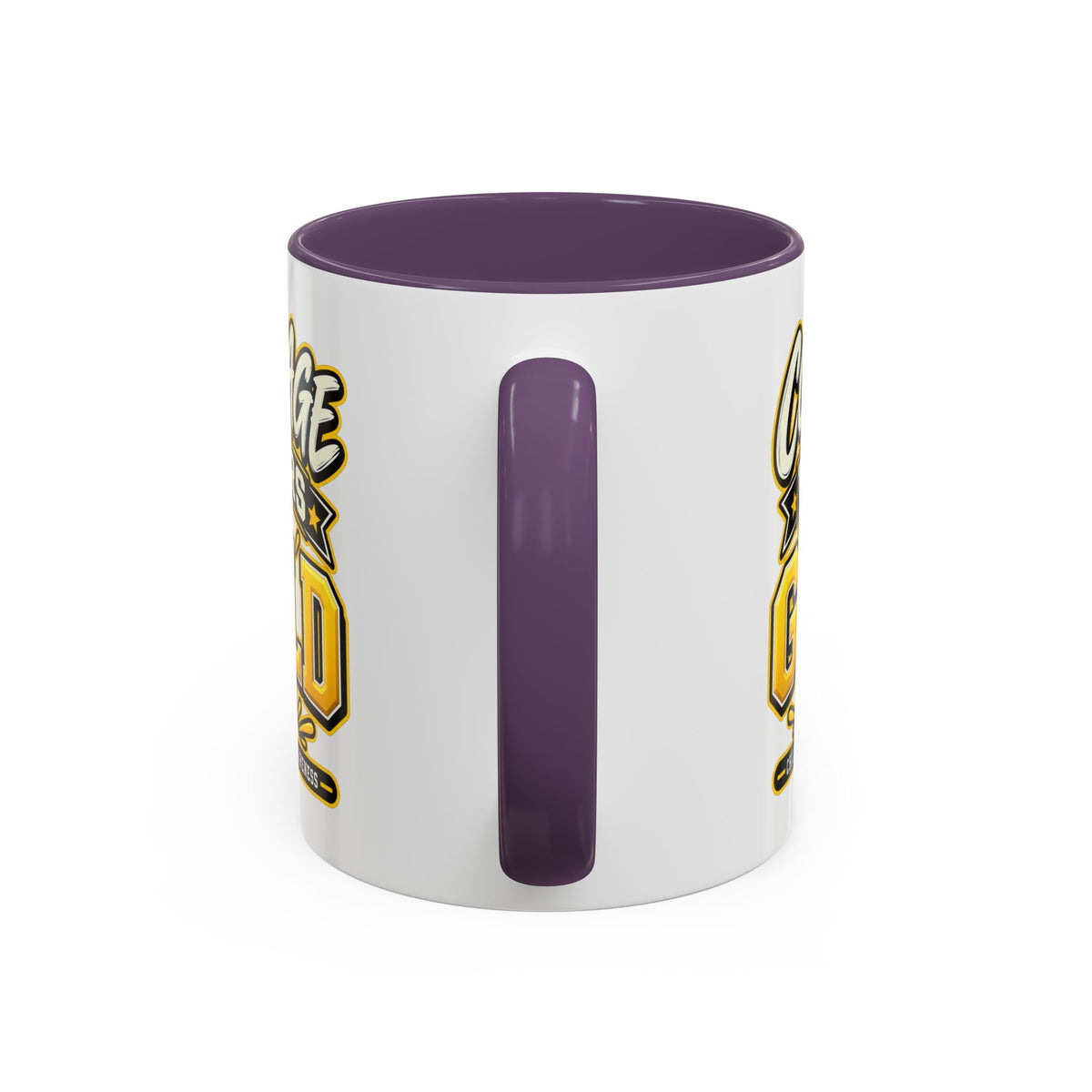 Courage Wears Gold Coffee Mug — Childhood Cancer Awareness Tea Cup