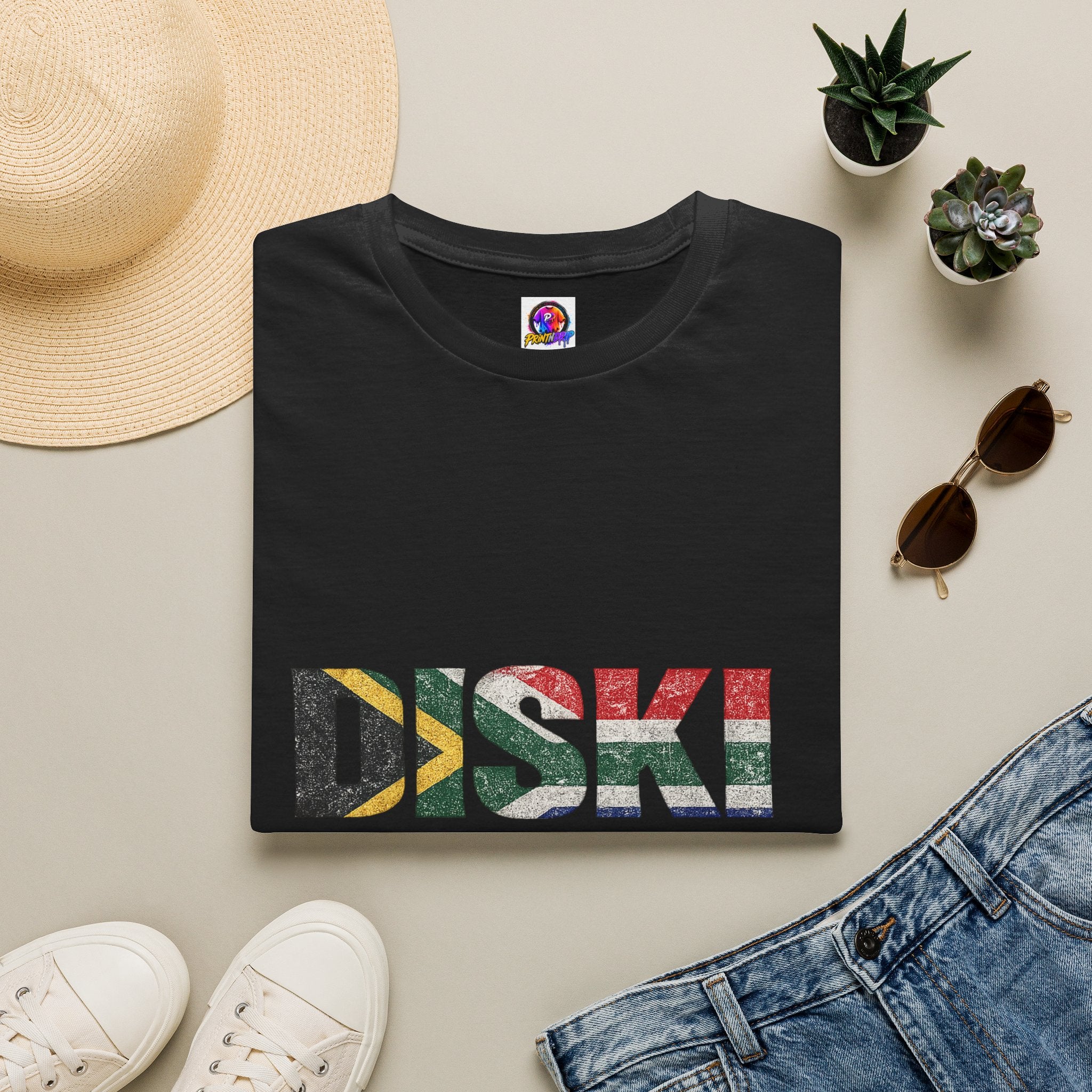 South Africa Diski T‑Shirt — "DISKI" South African Soccer Pride Tee