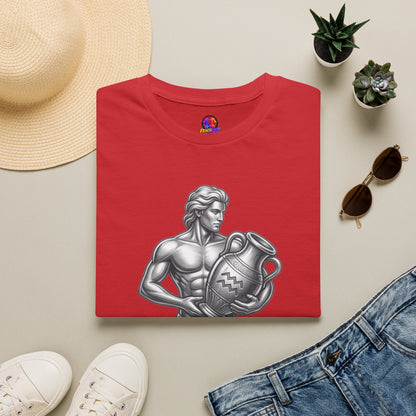 Aquarius Zodiac T-Shirt — Mythic Water Bearer Astrology Tee