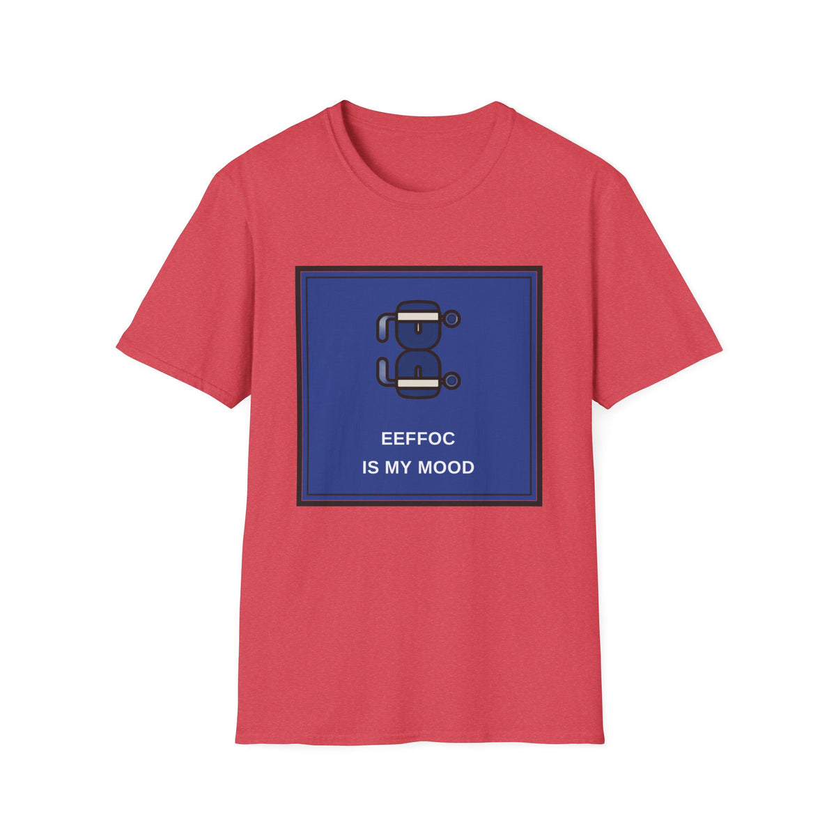T‑Shirt — 'BeeFoc Is My Mood' Blue Robot Graphic Tee - Trending Now - August 2026