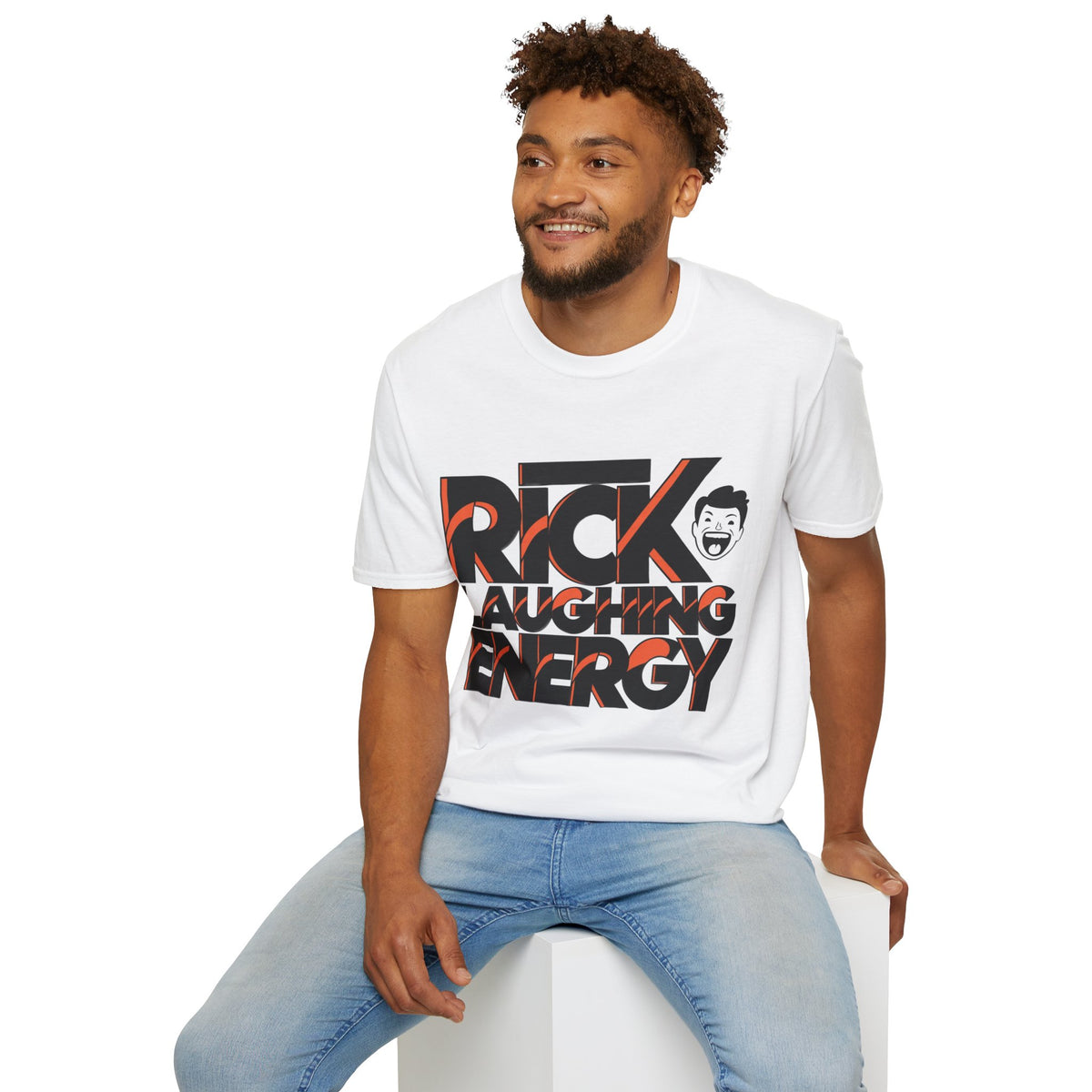 Rick Laughing Energy T-Shirt — Funny Retro Graphic Tee - Trending Now - August 2026