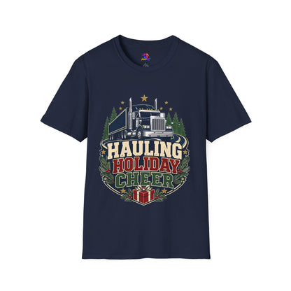 Christmas Truck T‑Shirt — "Hauling Holiday Cheer" Festive Trucker Tee