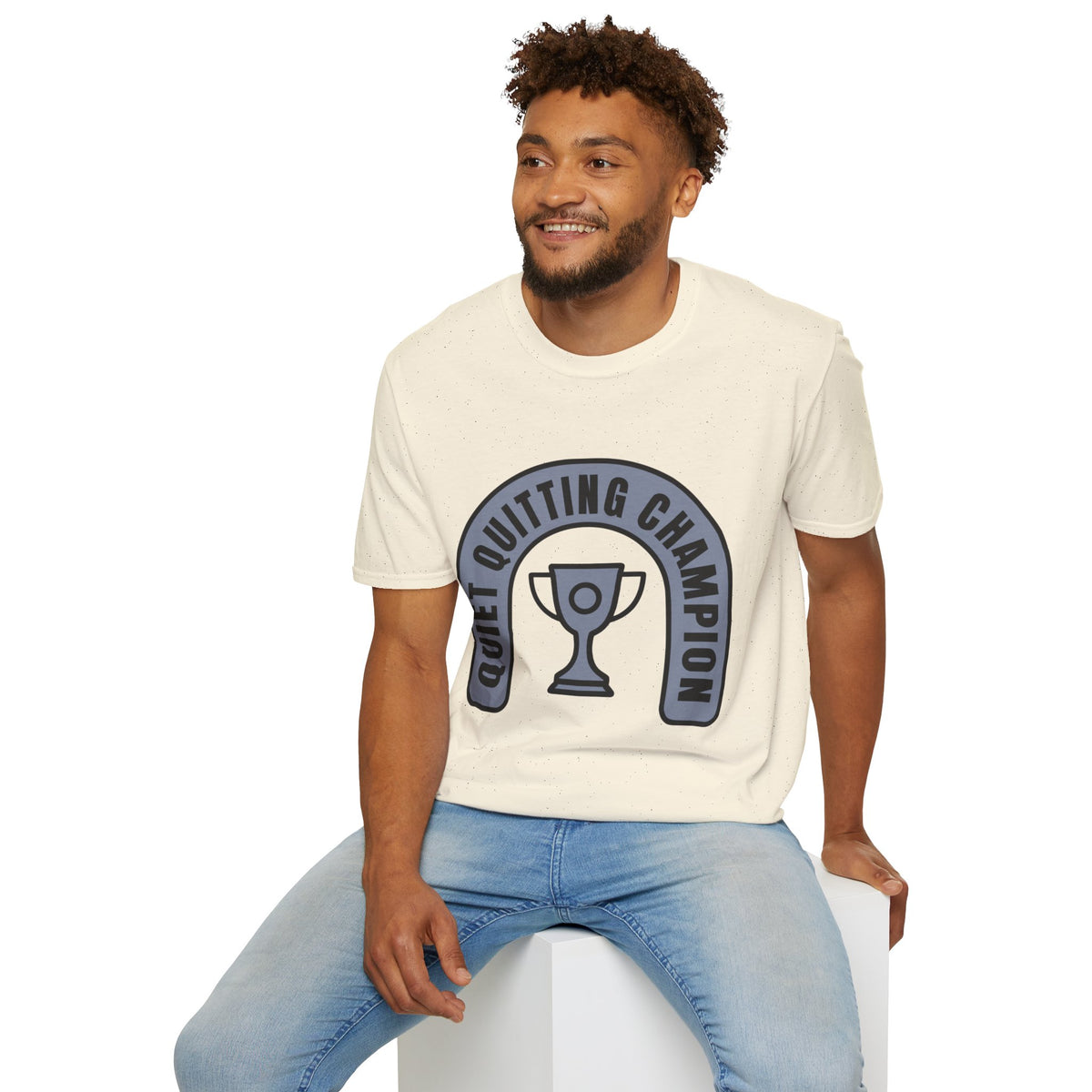 Quiet Quitting Champion T-Shirt — Funny Workplace Trophy Tee - Trending Now - August 2026