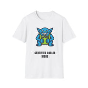 Gritty Goblin Graphic Tee - Cute Blue Goblin "Destined Goblin Mode" T-Shirt - Trending Now - September 2026