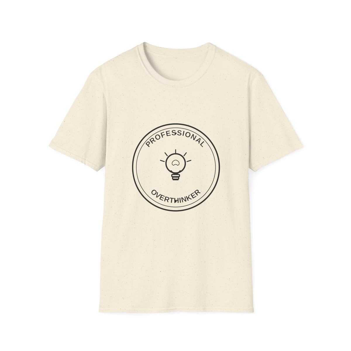 T‑Shirt — "Professional Overthinker" Minimal Badge Tee - Trending Now - August 2026