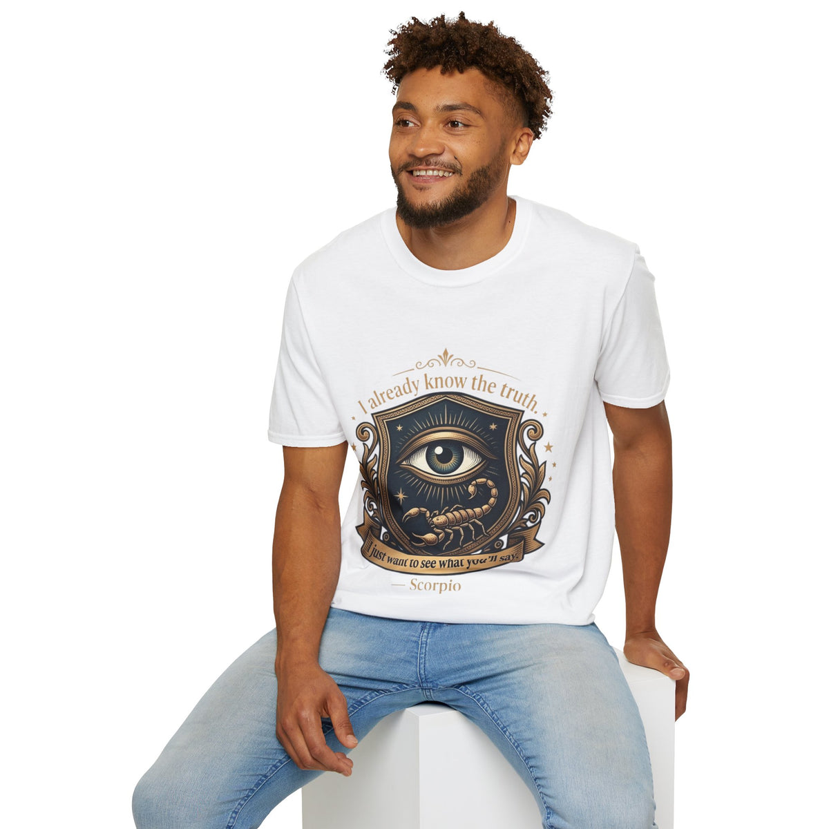 I Already Know the Truth Scorpio T-Shirt — Mystical Third Eye Zodiac Tee