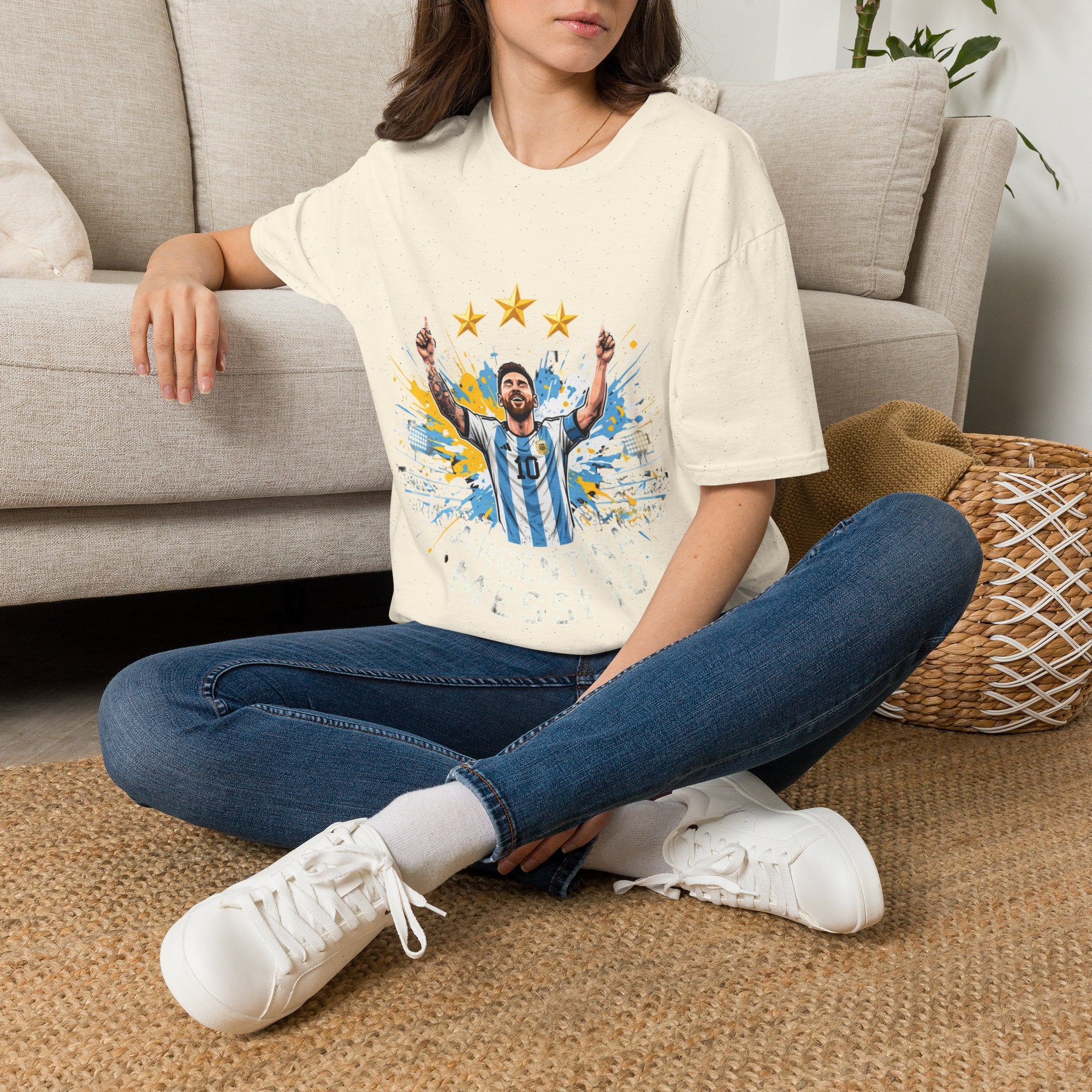 Argentina Messi  Soccer T‑Shirt — Argentina Messi 10 Fan Tee