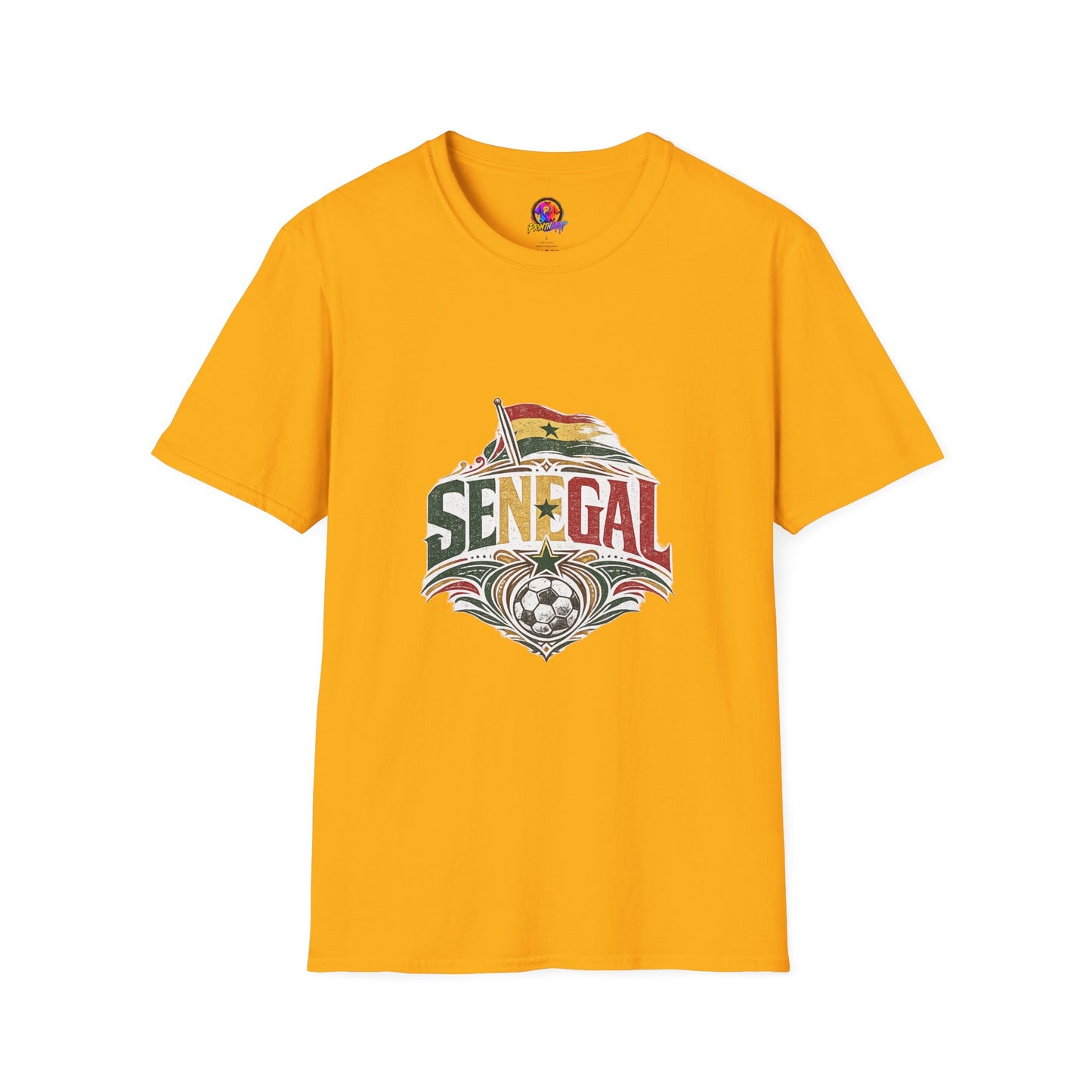 Senegal Flag Graphic T-Shirt — Vintage Senegal Pride Tee