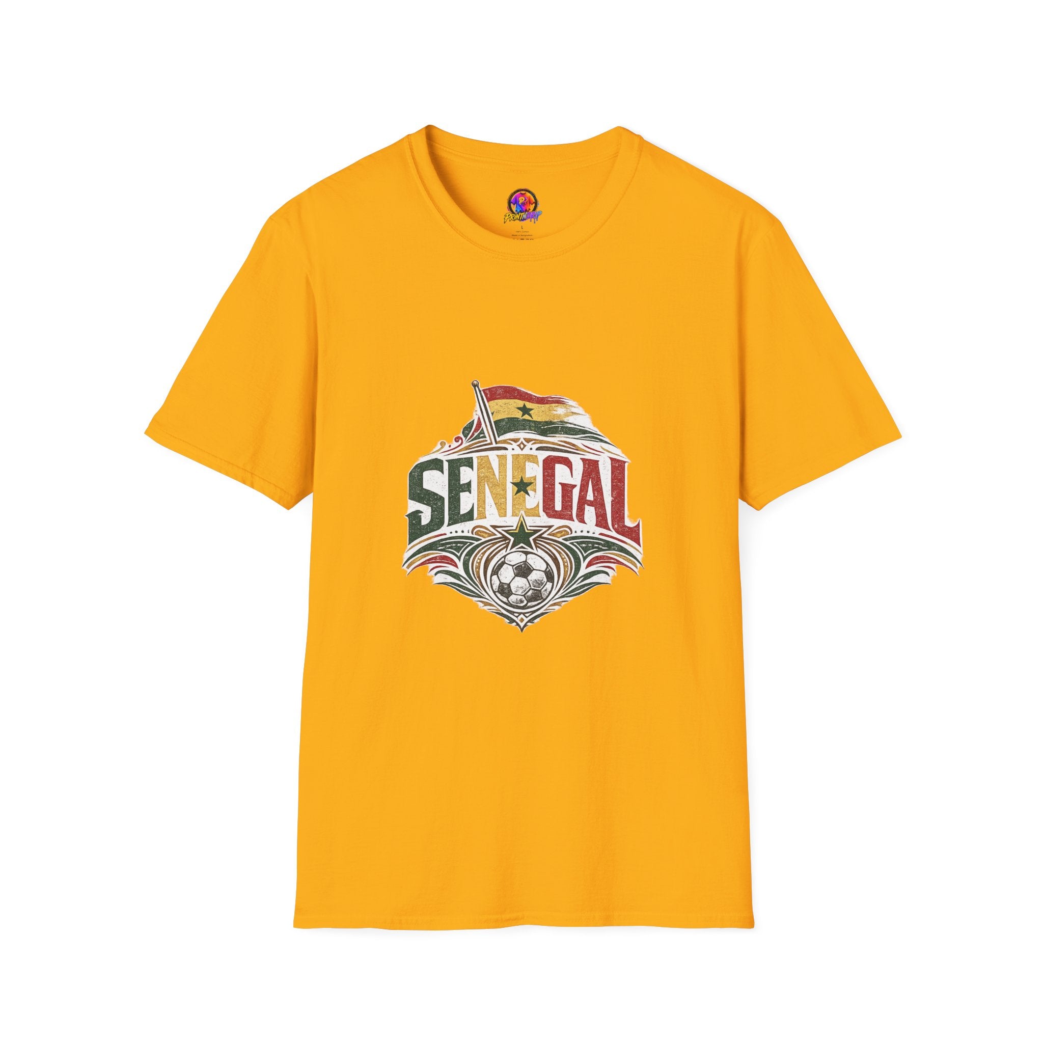 Senegal Flag Graphic T-Shirt — Vintage Senegal Pride Tee