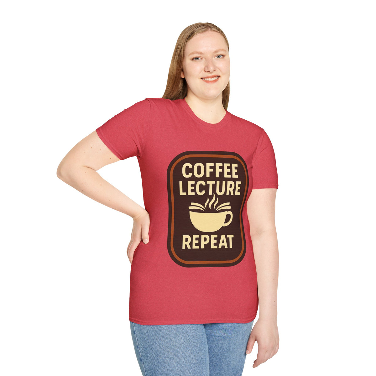 Coffee Lecture Repeat T‑Shirt — Funny Professor Coffee Tee for Teachers & Students - Trending Now - August 2026