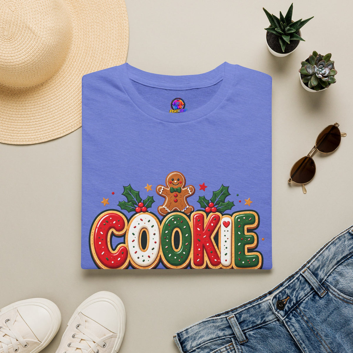 Cookie Crew T-Shirt — Christmas Gingerbread Holiday Tee