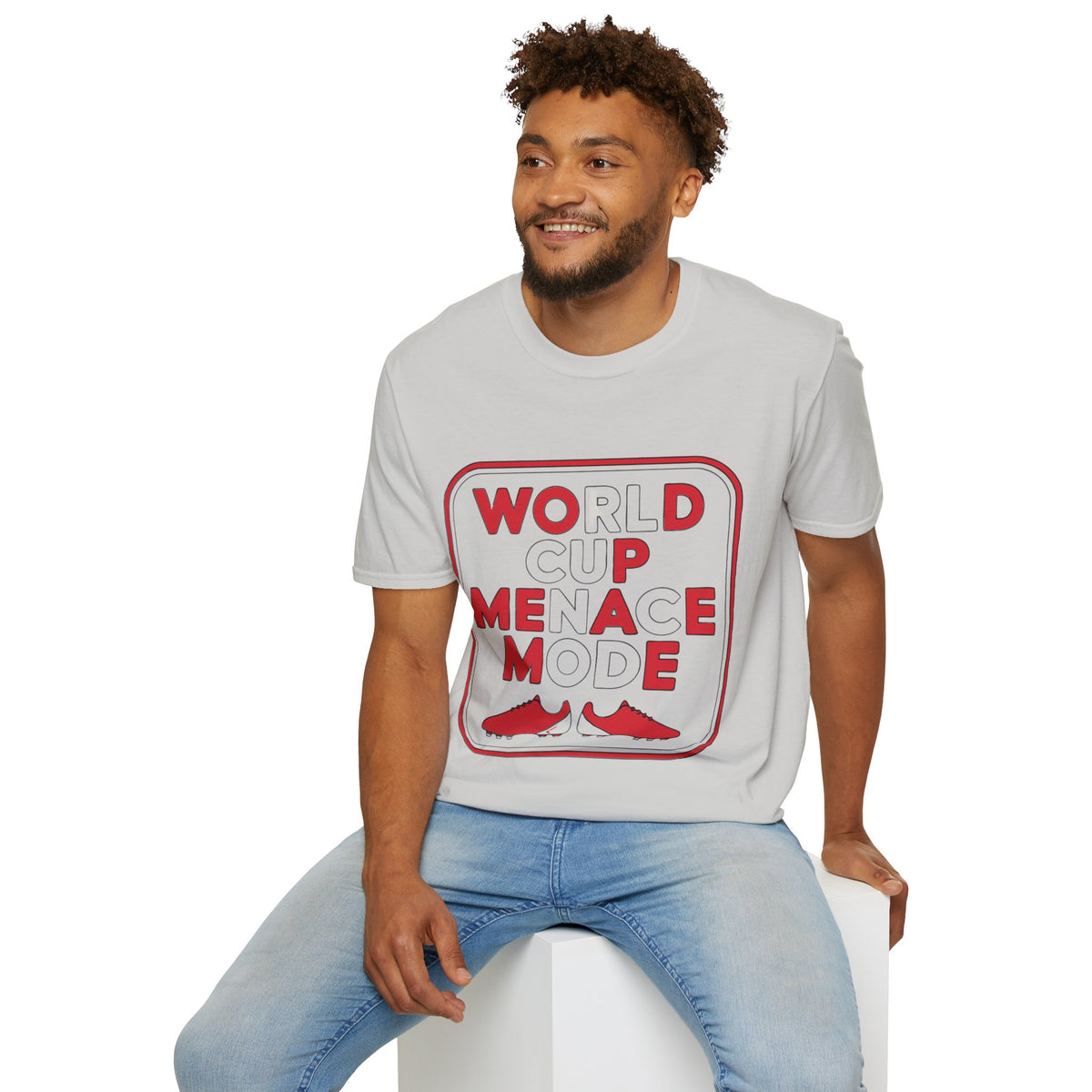 T-Shirt — "World Cup Menace" Retro Soccer Graphic Tee - Trending Now - August 2026