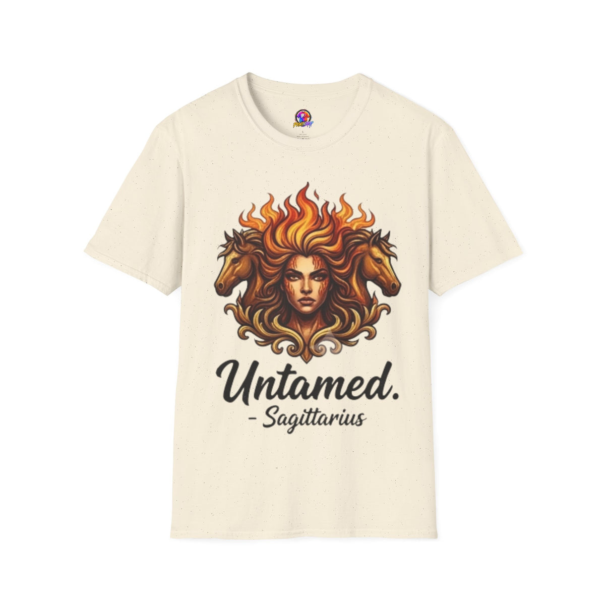 Sagittarius 'Untamed' Zodiac T-Shirt — Fiery Archer Astrology Tee