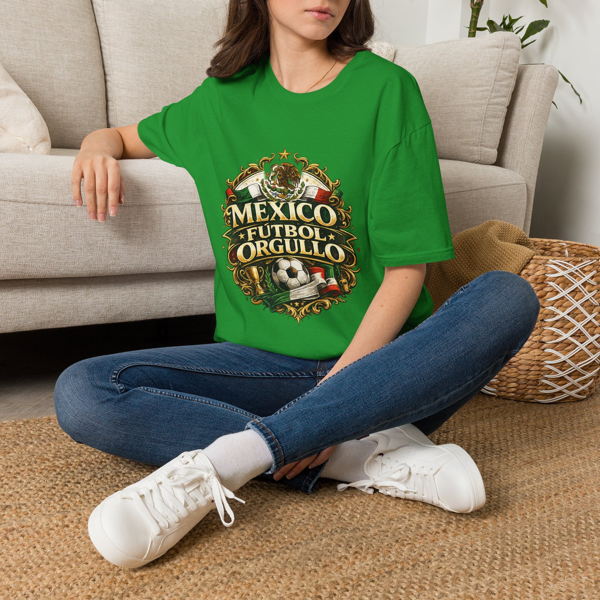Mexico Fútbol Orgullo T-Shirt — Mexican Soccer Pride Graphic Tee