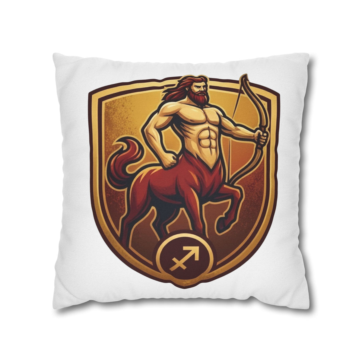 Sagittarius Centaur Zodiac Pillowcase — Archer Constellation Decorative Cushion