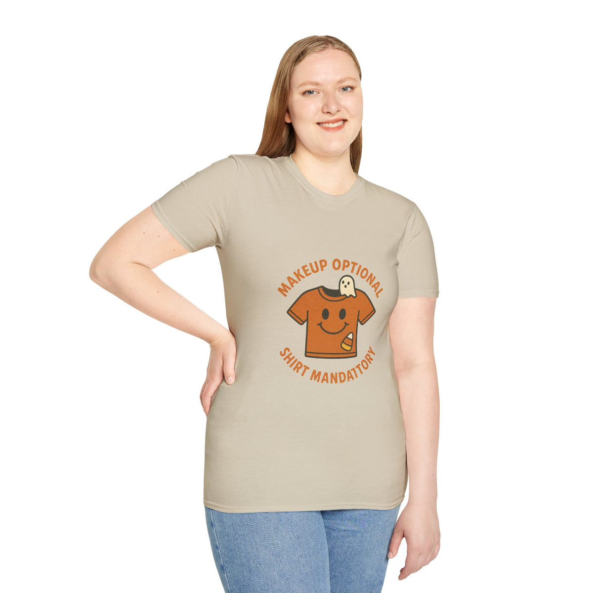 Cute Gingerbread 'Baked Optional, Plant-Based' T-Shirt - Trending Now - October 2026