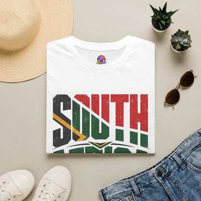 South Africa Soccer T-Shirt — Vintage Flag Football Fan Tee