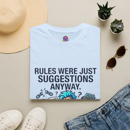 Aquarius Zodiac T‑Shirt — "Rules Were Just Suggestions Anyway" Graphic Tee