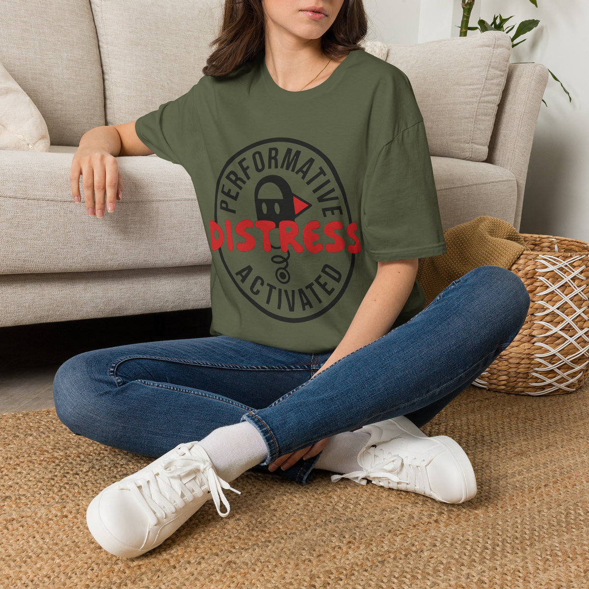 T-Shirt — “Performative Distress Activated” Graphic Tee - Trending Now - August 2026