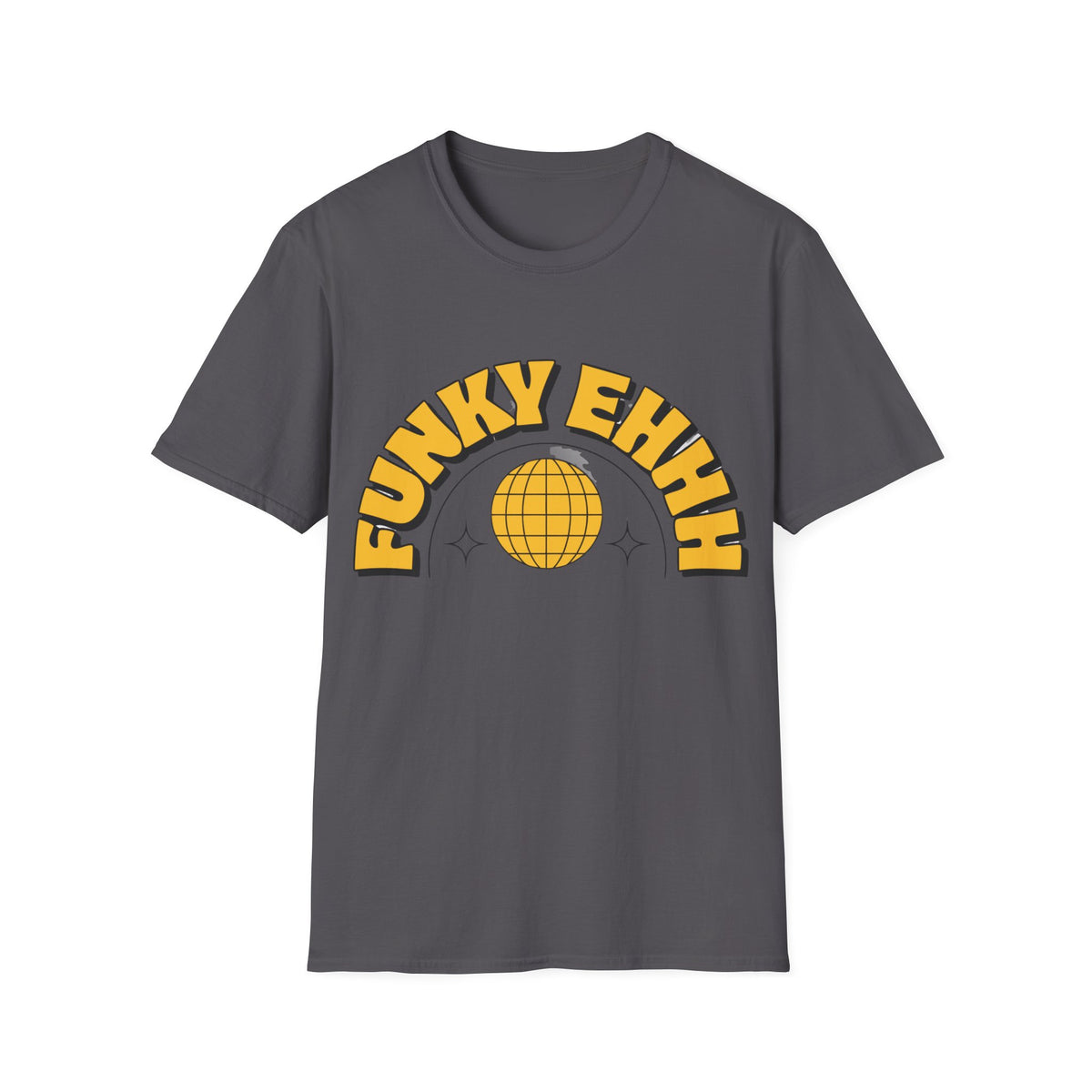 Funky Ehhh T-Shirt — Retro Yellow Disco Graphic Tee - Trending Now - August 2026