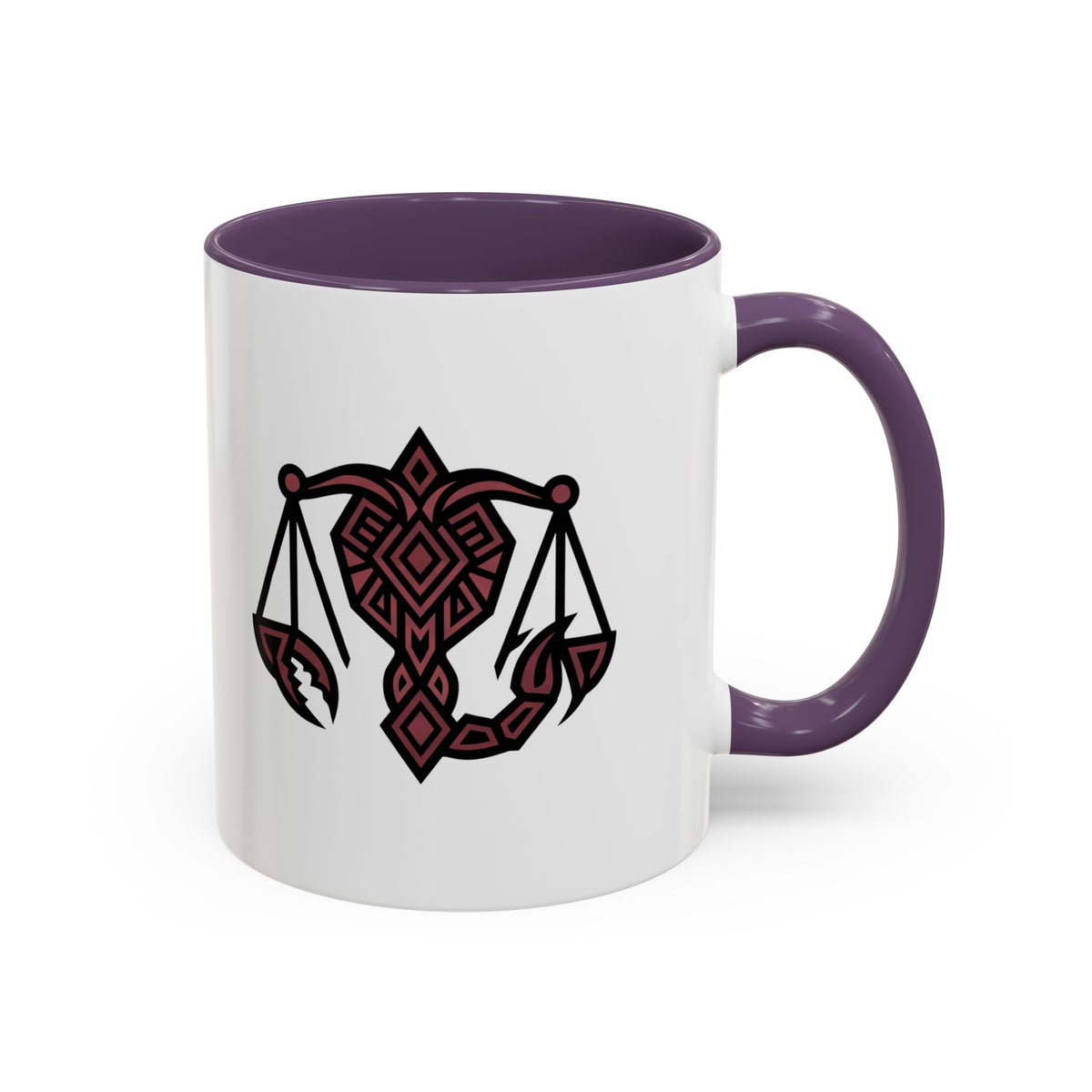 Scorpio Zodiac Scales Coffee Mug — Zodiac Balance Accent Mug