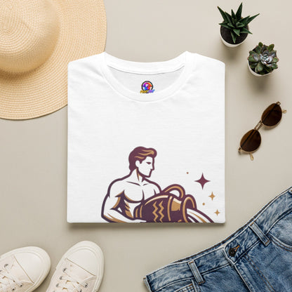 Aquarius Zodiac T-Shirt — Water Bearer Astrology Tee