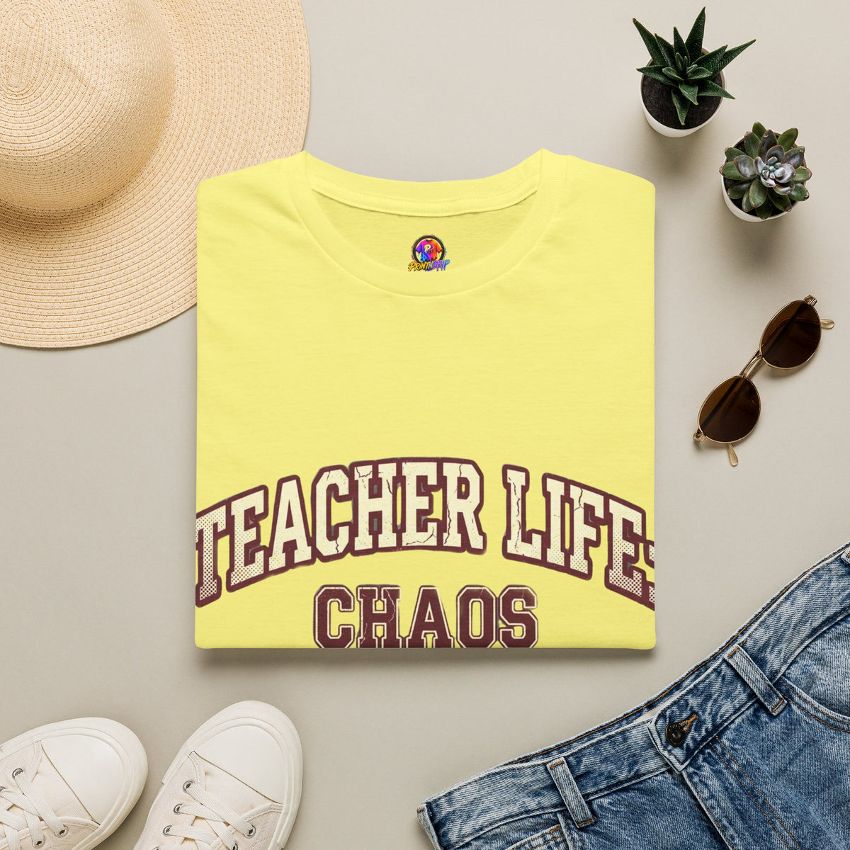 Teacher Life Chaos Coordinator Unisex Softstyle T-Shirt