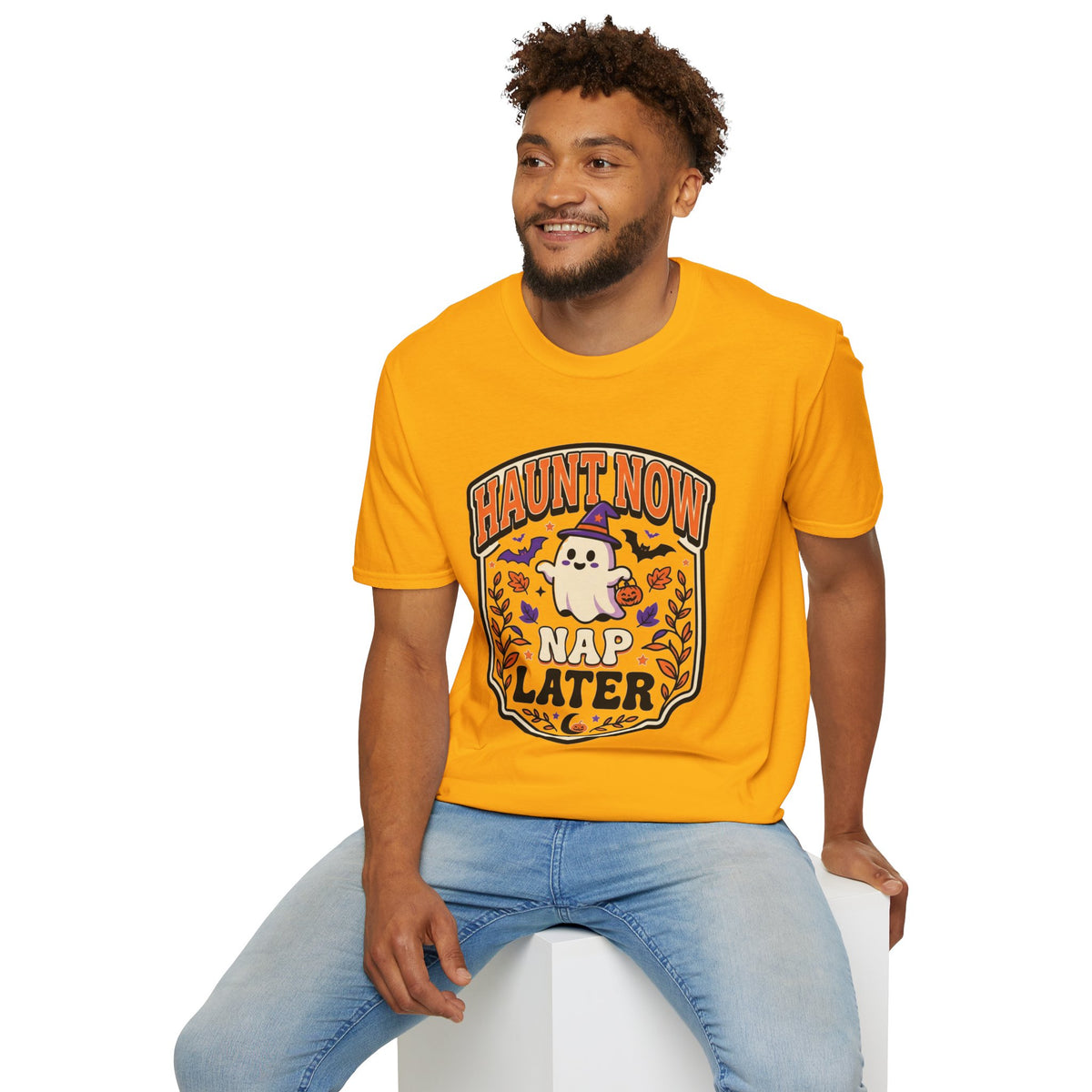 Haunt Now Nap T-Shirt – Cute Halloween Ghost Graphic Tee - Trending Now - August 2026