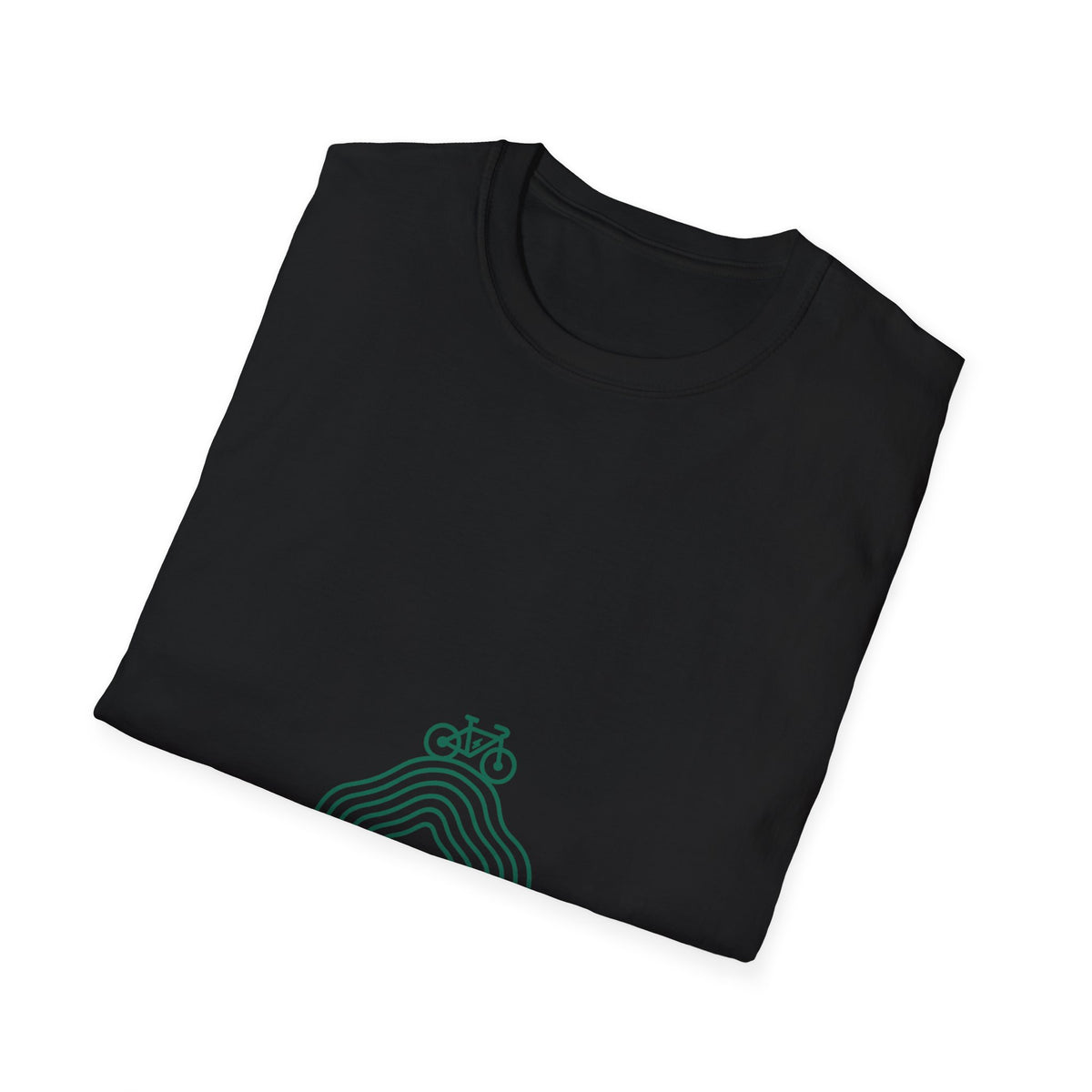 "Trail Charged" Mountain Bike Retro Emblem Graphic Tee - Outdoor Cycling Adventure White T-Shirt - Trending Now - September 2026
