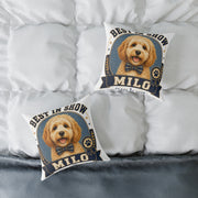 Best in Show Personalized Dog Pillow — Milo Bailey Dog Dad Mom  Milo Custom Pet Throw Pillow