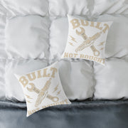 Built Not Bought Pillow Milo Bailey Dog Dad Mom— Automotive Mechanic Decorative Throw Pillow