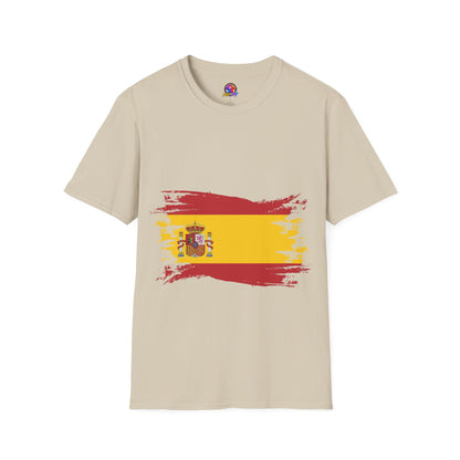 Spain Flag T-Shirt — Distressed Spanish Flag Graphic Tee