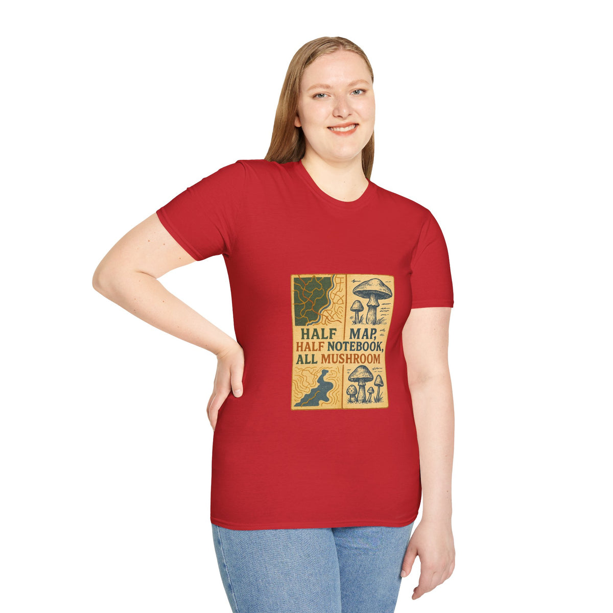 Mushroom Field Guide T-Shirt – Vintage “Half Map, Half Notebook, All Mushroom” Design - Trending Now - October 2026