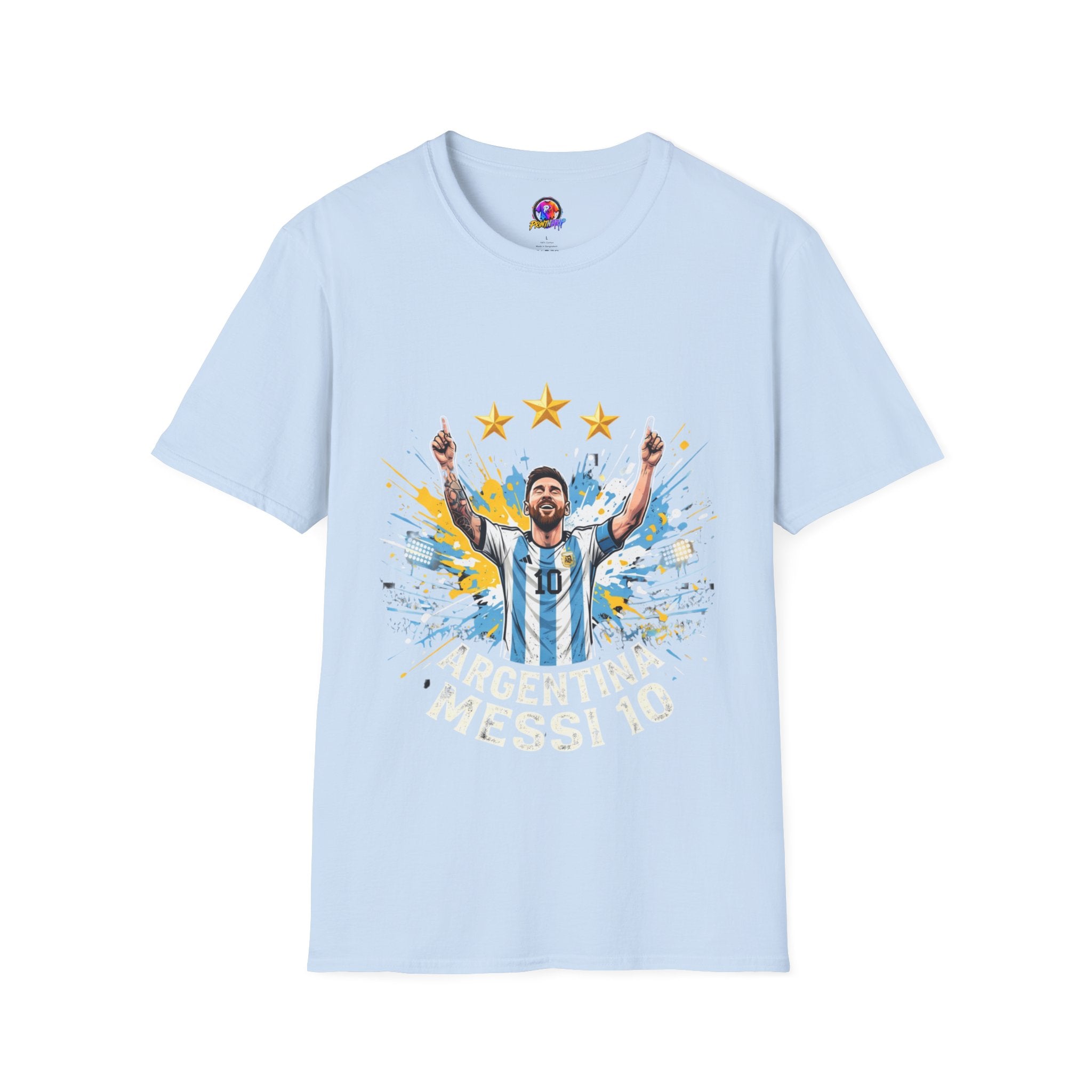 Argentina Messi  Soccer T‑Shirt — Argentina Messi 10 Fan Tee