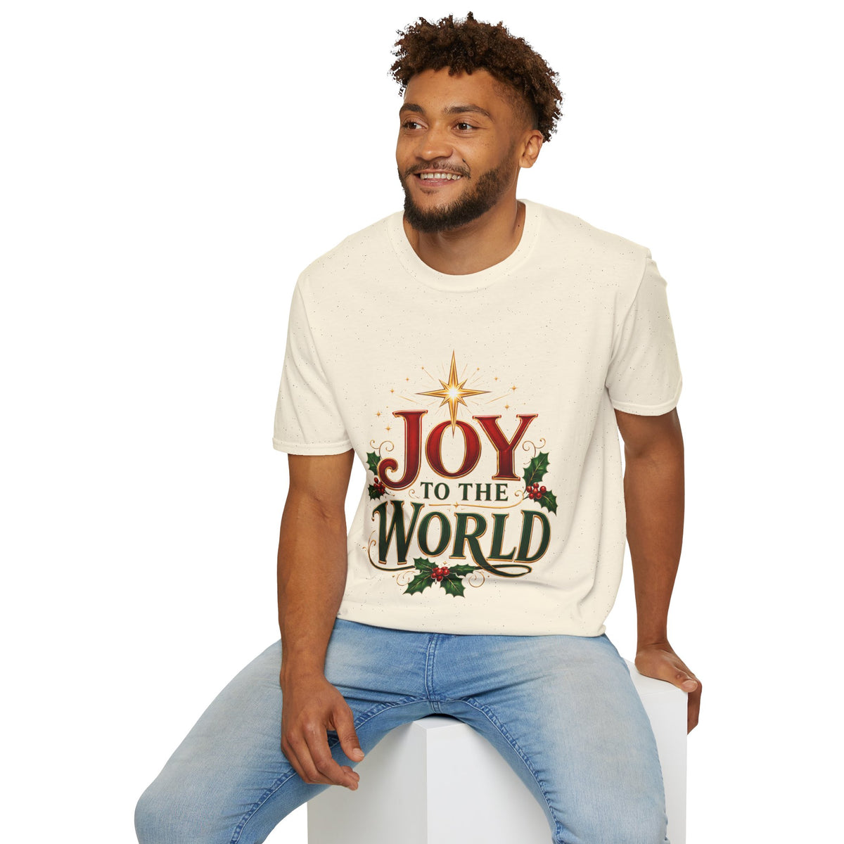 Joy to the World T-Shirt — Festive Christmas Holiday Tee