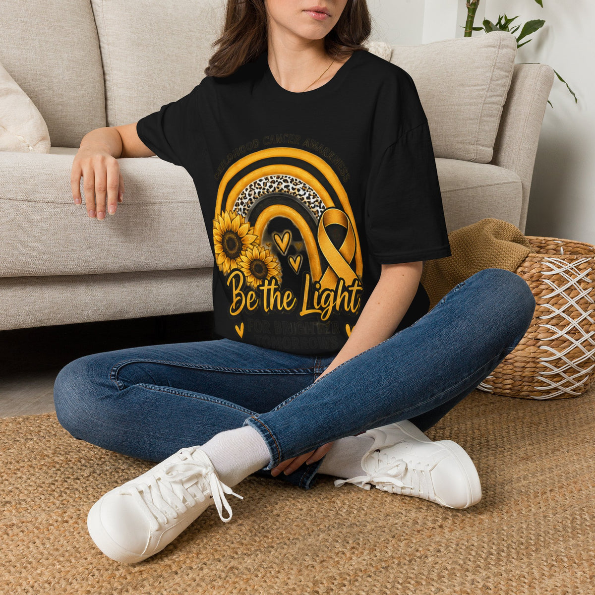 Be the Light Childhood Cancer Awareness T-Shirt