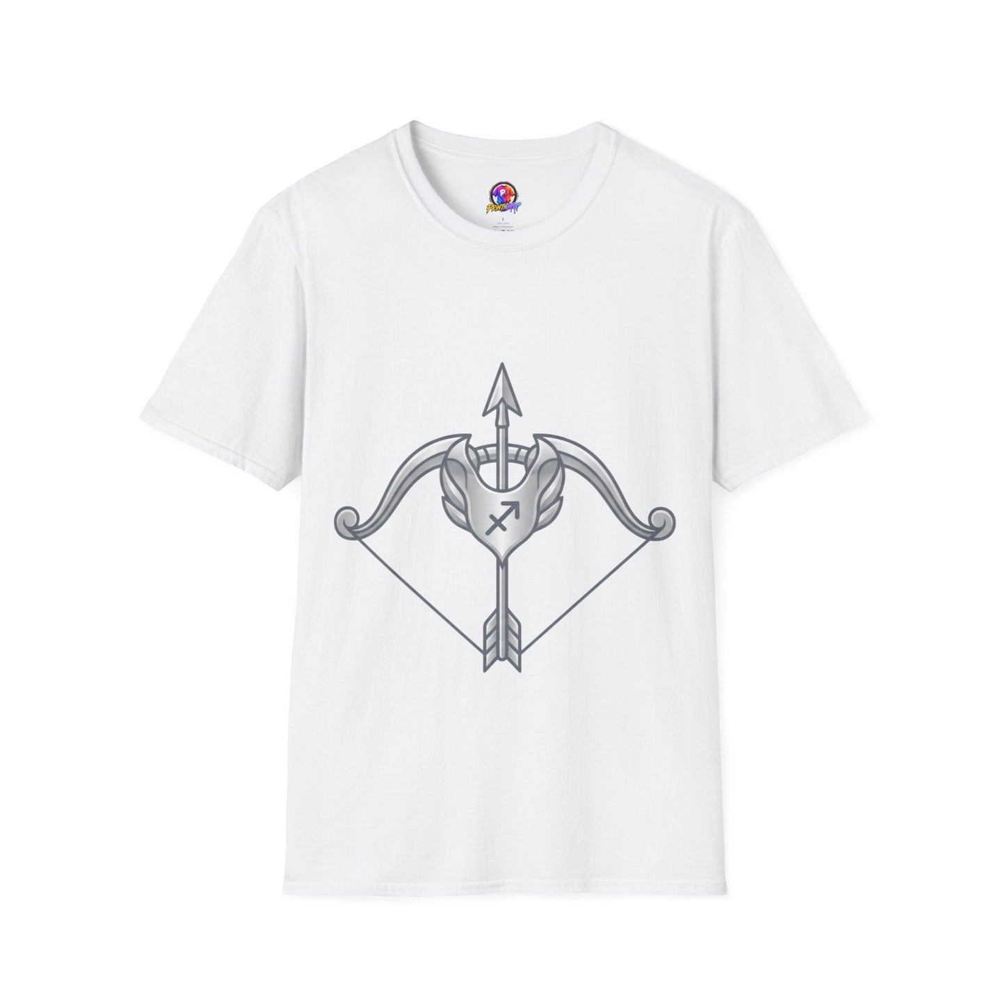 Arrow Heart T-Shirt — Minimal Cupid Bow & Arrow Design