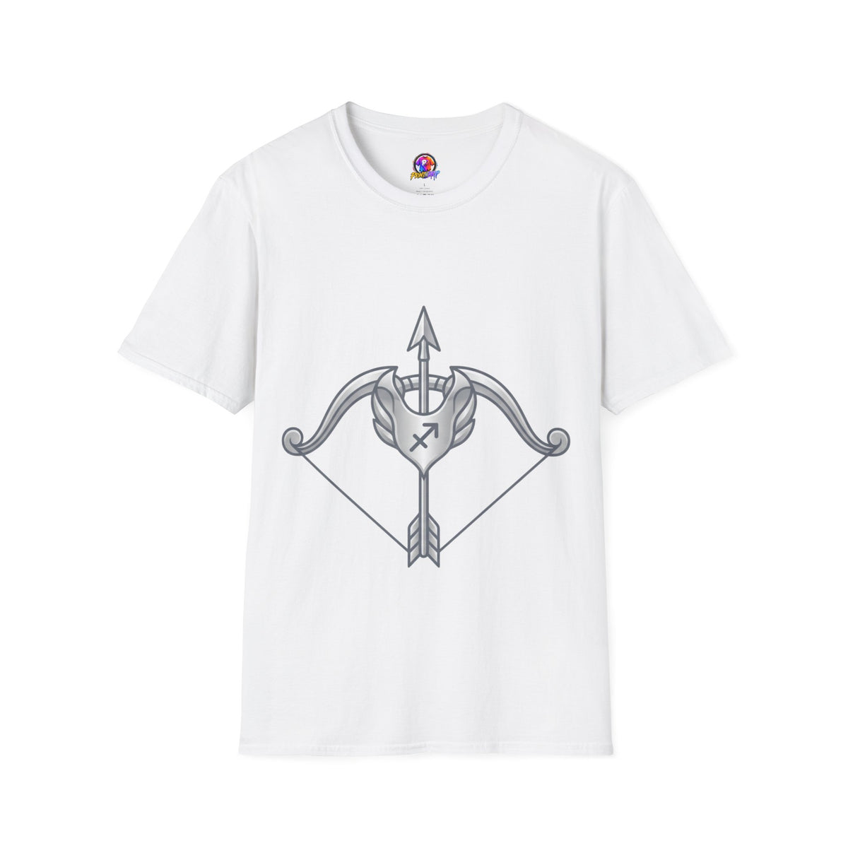 Arrow Heart T-Shirt — Minimal Cupid Bow & Arrow Design