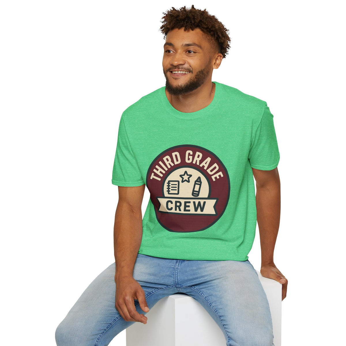 Third Grade Crew T-Shirt — Retro School Teacher & Student Tee - Trending Now - August 2026