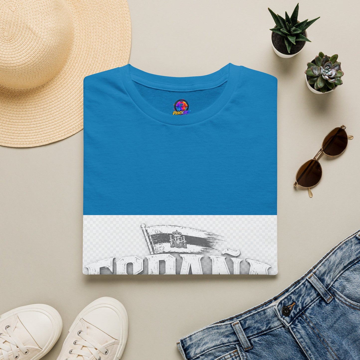 Spain Vintage T-Shirt — Retro Spanish Flag Tee
