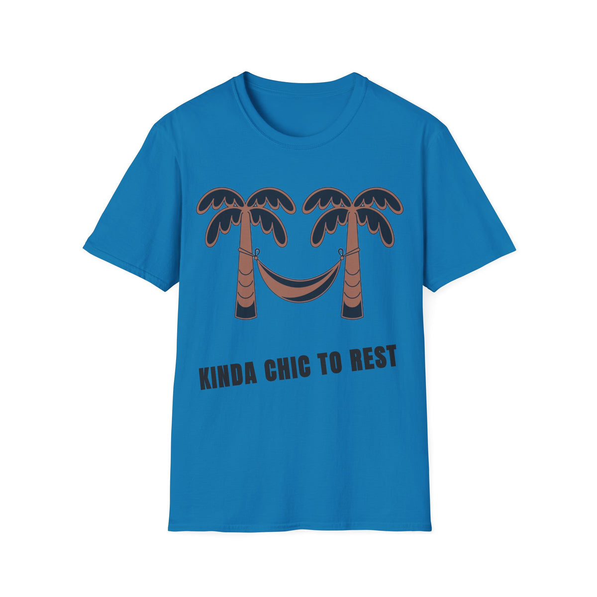 Palm Trees & Hammock T-Shirt — "Kinda Chic to Rest" Tropical Relaxed Tee - Trending Now - September 2026