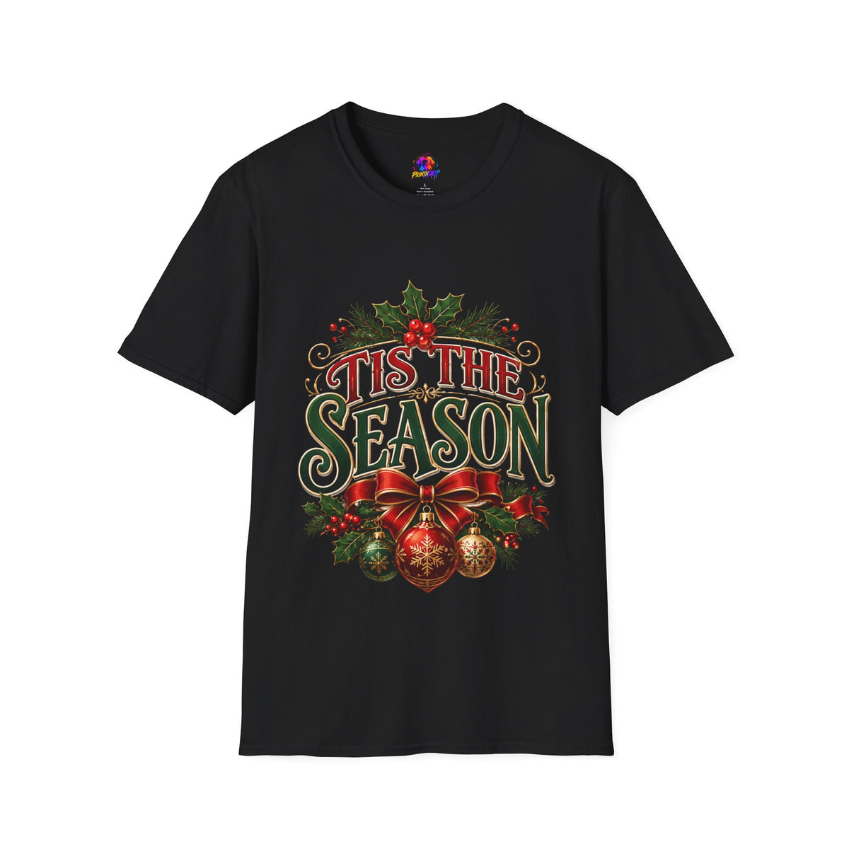 T-Shirt — 'Tis The Season' Christmas Holiday Graphic Tee