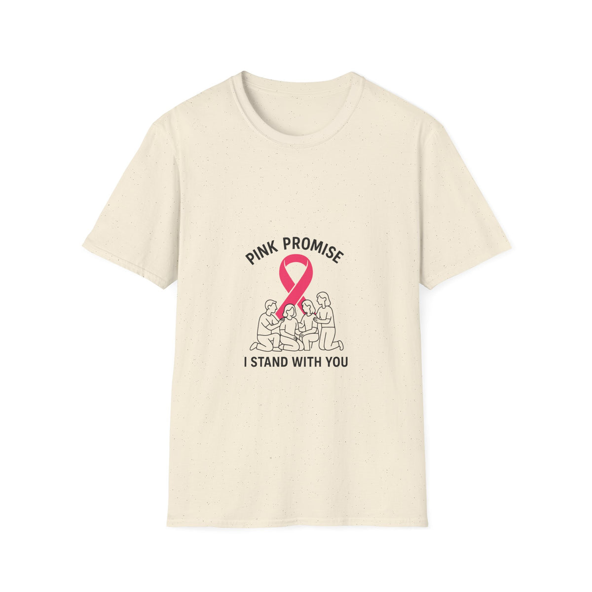 Breast Cancer Support T-Shirt - "Pink Promise I Stand With You" Awareness Tee - Trending Now - October 2026