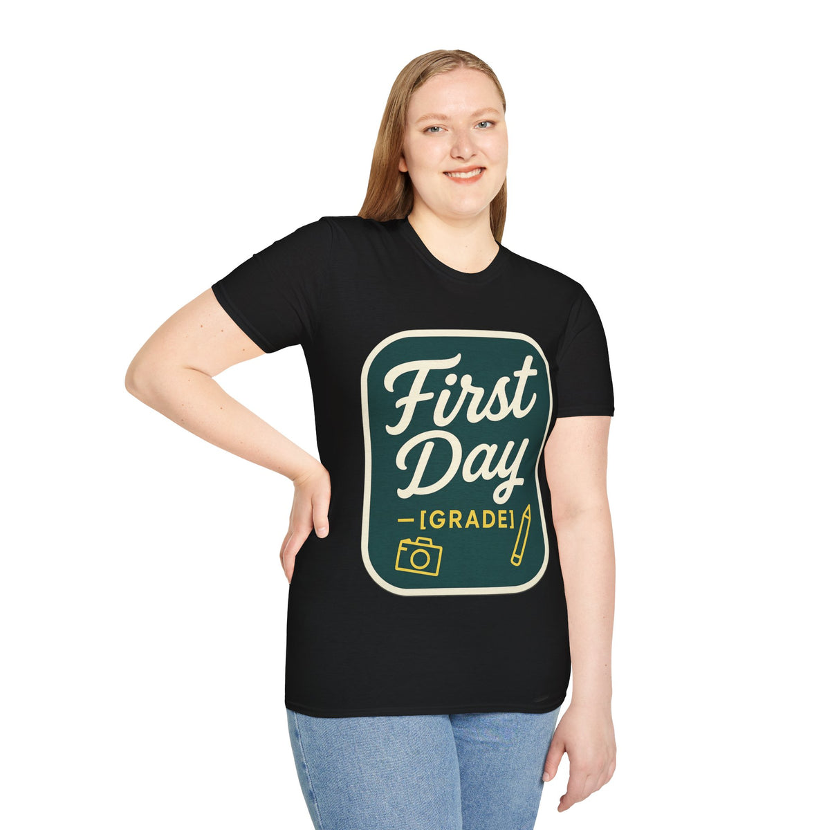 First Day T-Shirt — Retro "First Day (Grade 1)" Back-to-School Tee - Trending Now - August 2026