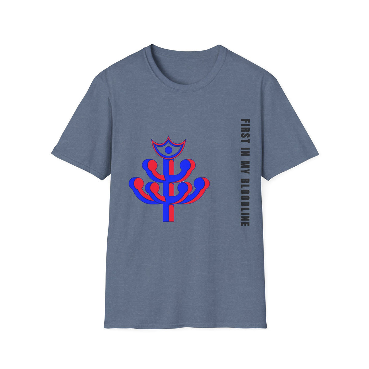 Abstract Floral Tee — Modern Red & Blue Graphic T-Shirt - Trending Now - September 2026