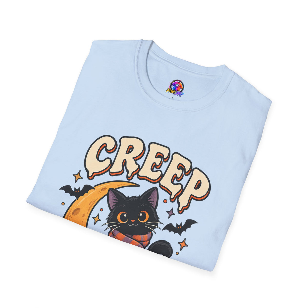 Creep It Cozy Halloween Cat T-Shirt