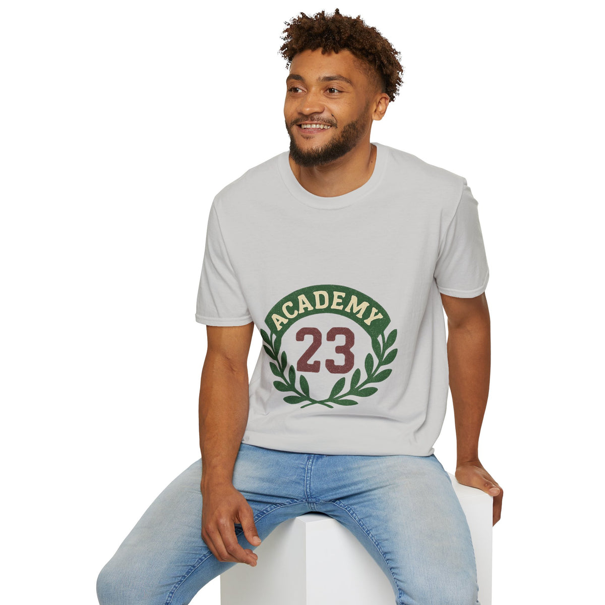 Academy 23 Badge T-Shirt — Vintage Laurel Emblem Tee - Trending Now - August 2026