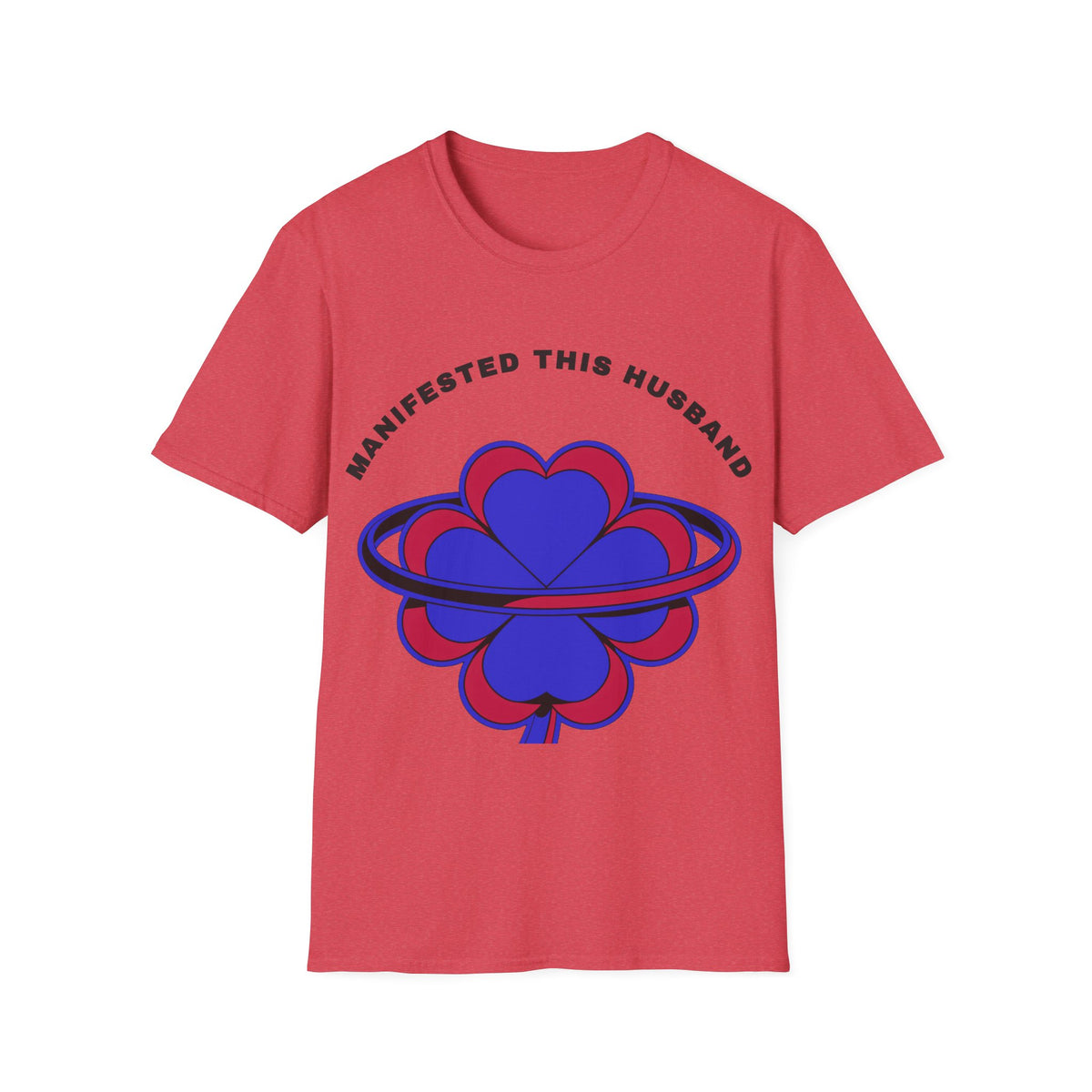 Manifested This Husband T-Shirt — Psychedelic Four-Leaf Clover Graphic Tee - Trending Now - September 2026